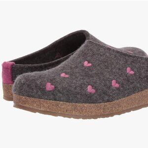 Haflinger Cuoricini Slipper Clog - Size 40